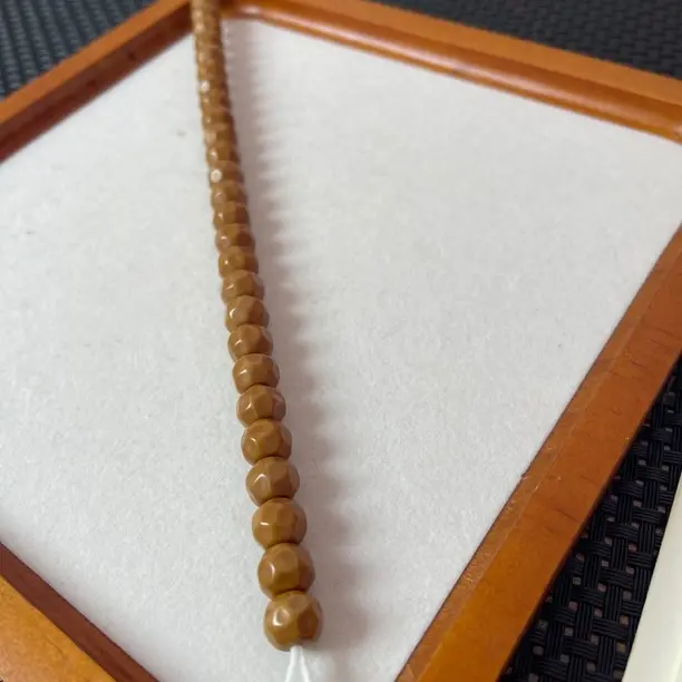 核桃珠串文玩猴头无暇光珠奶酪尺寸9