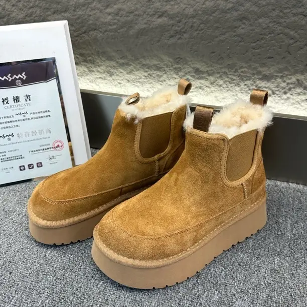 玛莎玛索32-1953dm韩版女士雪地靴时尚百搭潮流