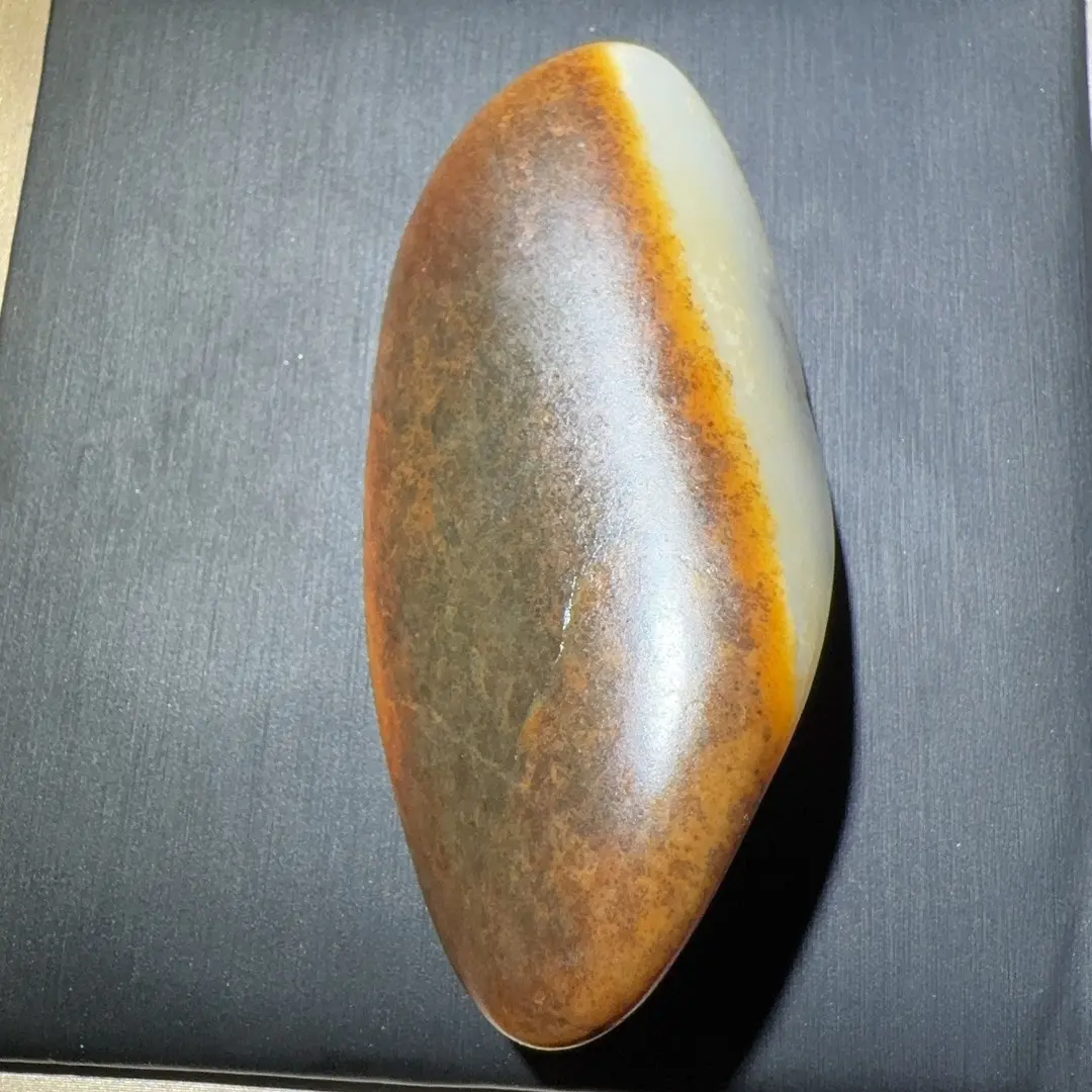 红皮随形手把件男女款不规则随形带证书