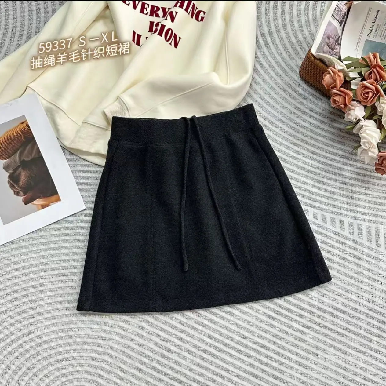 乐缘冬季新款高品质百搭半身裙