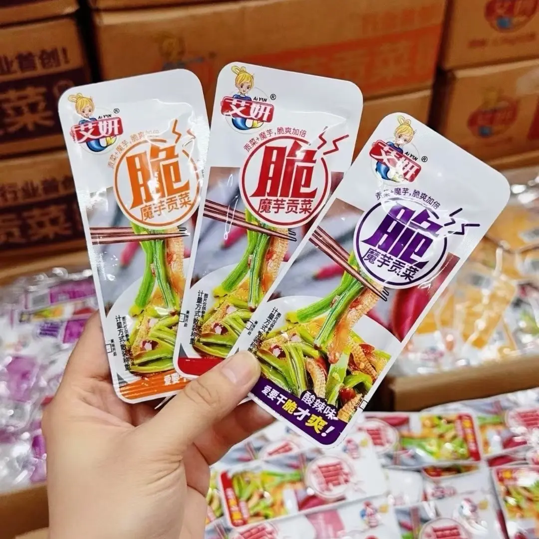 魔芋贡菜香辣酸辣蒜香味