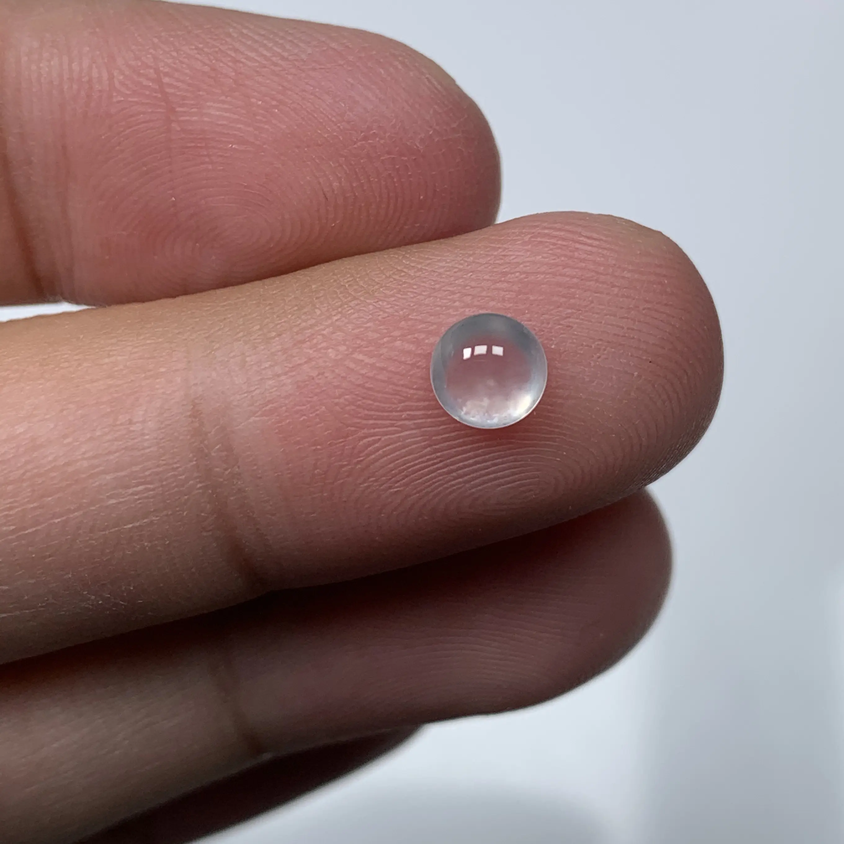 高冰种玻璃蛋面小钢炮裸石可镶嵌戒指缅甸a货翡翠