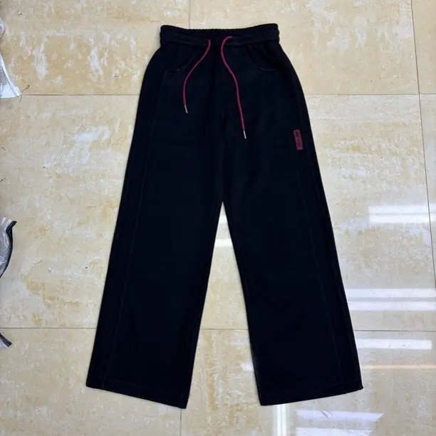 6688冬季复合棉显瘦百搭窄版直筒长裤