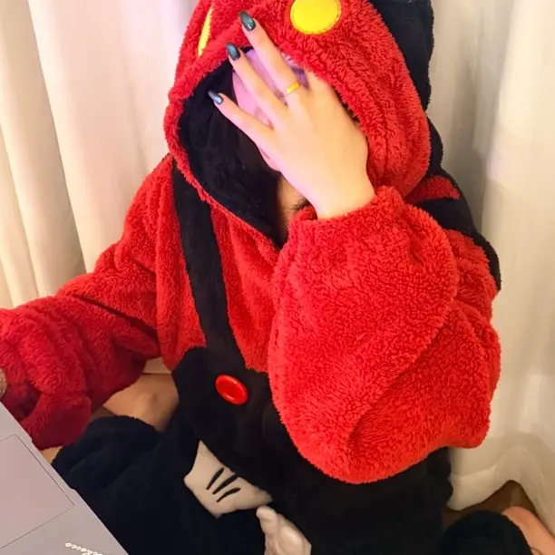 卡通米奇珊瑚绒加厚保暖连体睡衣女冬季可爱搞怪可外穿家居服