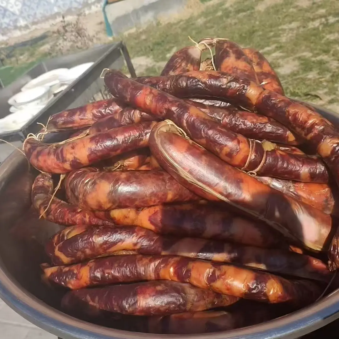 伊犁本地果木熏马肠1公斤