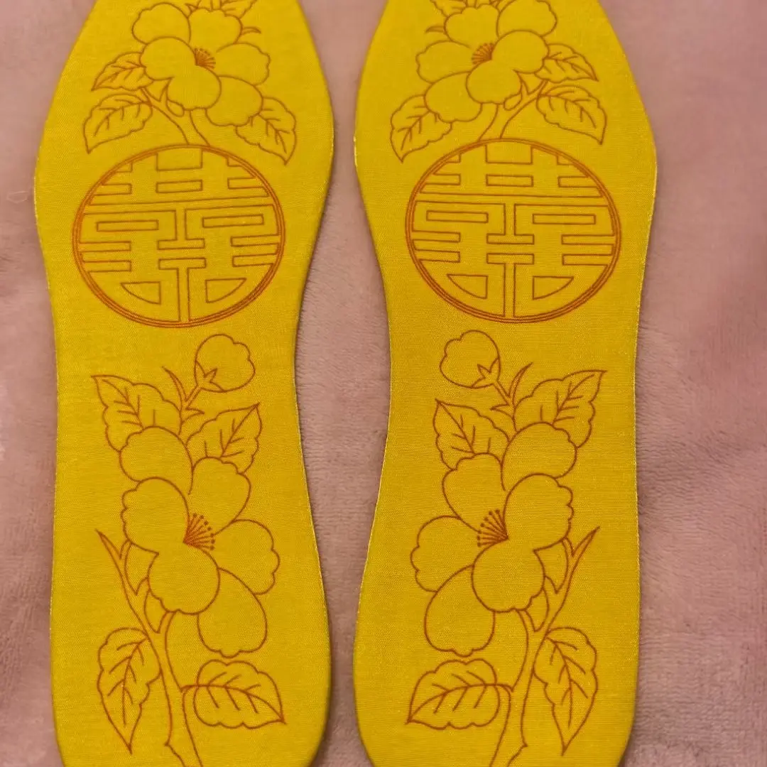 手工刺绣鞋垫半成品材料包带针线布丁针 偏远地区不发货