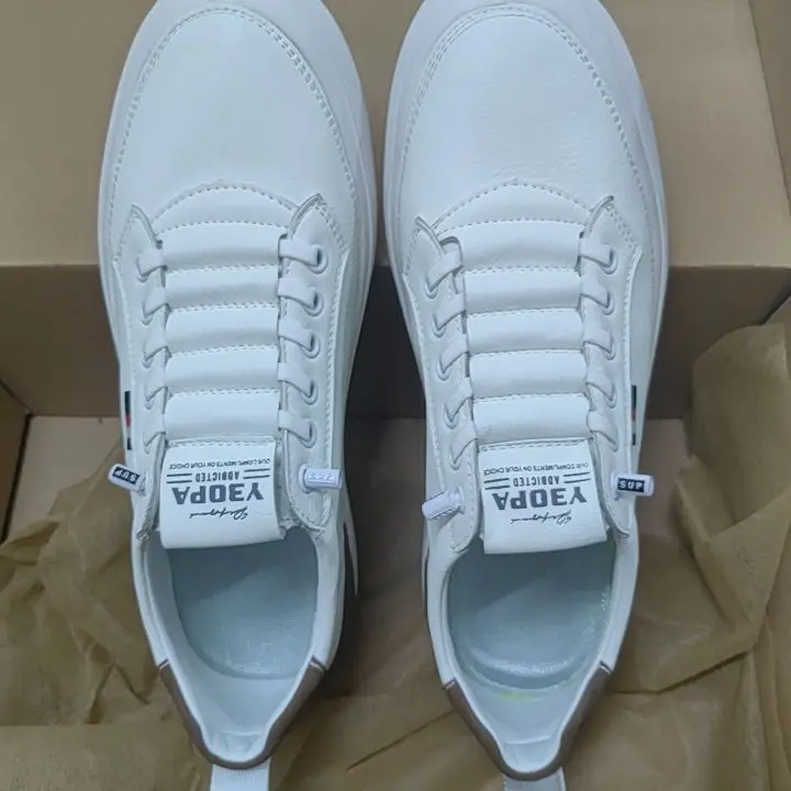 男士透气百搭低帮软底软面休闲小白鞋时尚潮流板鞋