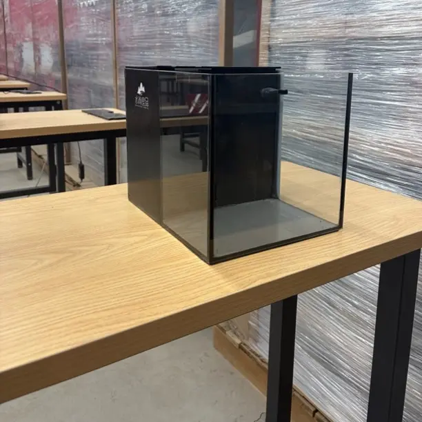 超白玻璃背滤小型家用客厅生态造景鱼缸