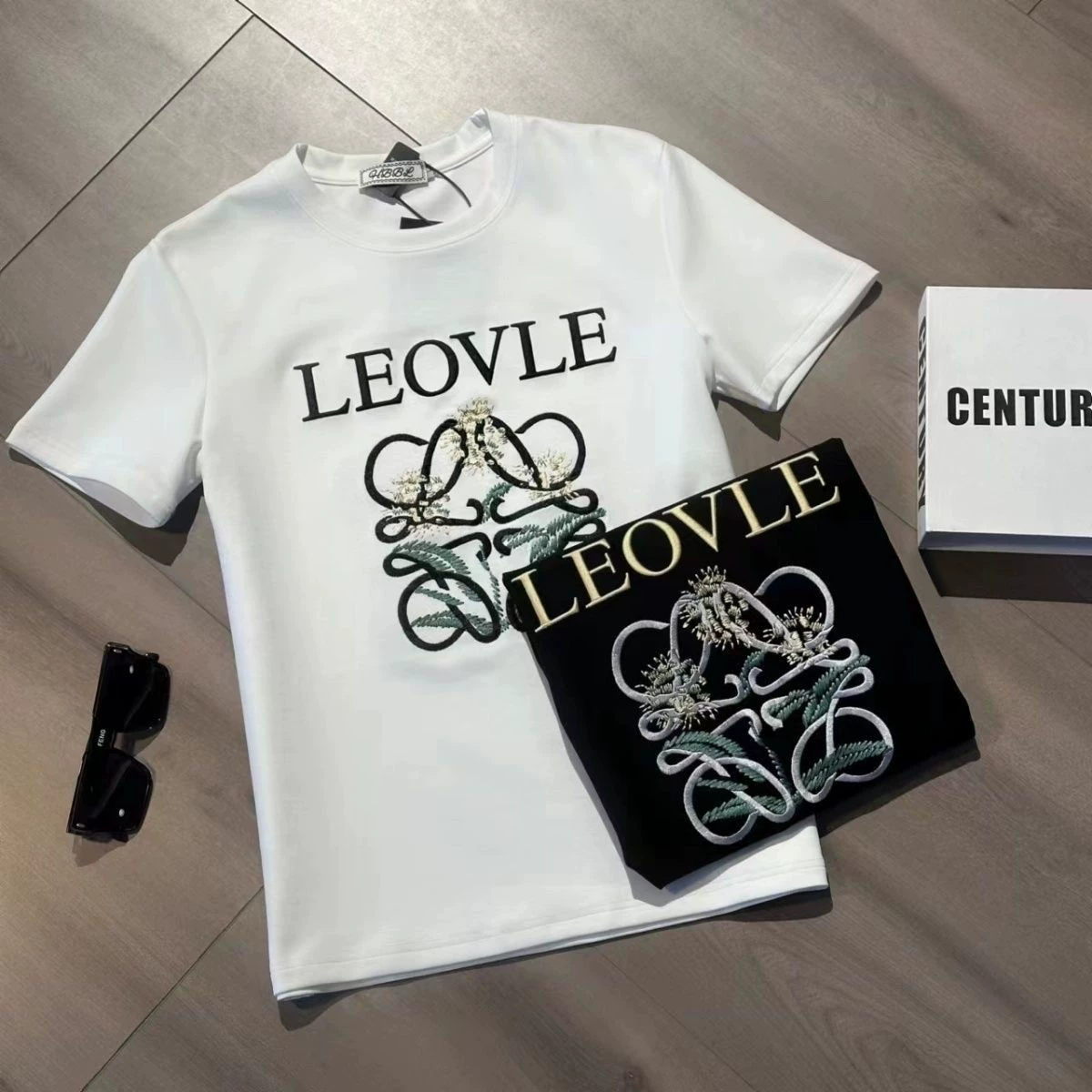 网红爆款重工绣花短袖显瘦新款夏季潮牌字母休闲潮流圆领宽松恤