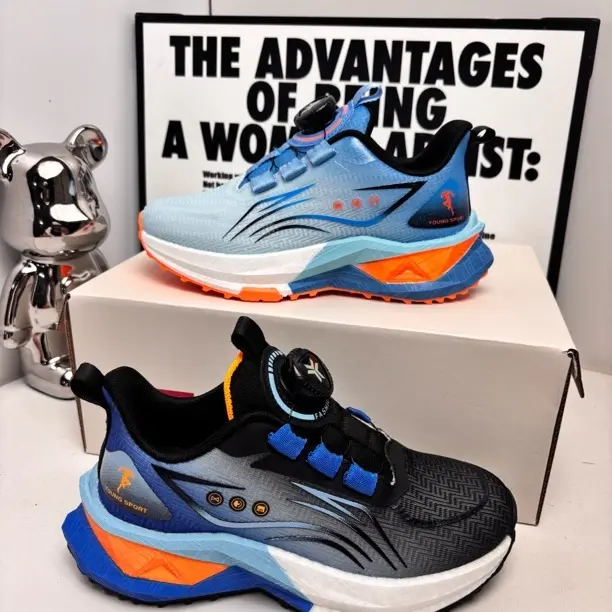 2025新款秋季双网轻便跑步鞋男601_1