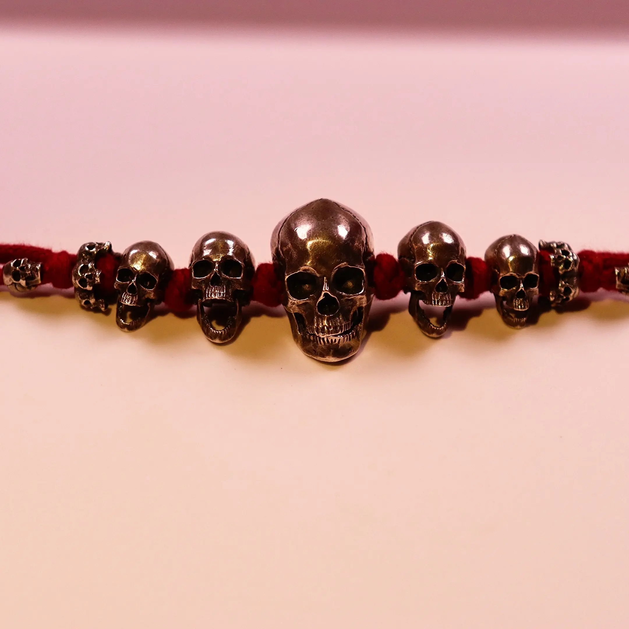 手工编织红绳五路财神招财转运百搭礼物