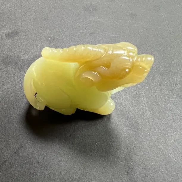 新疆若羌黄口貔貅男士吊坠