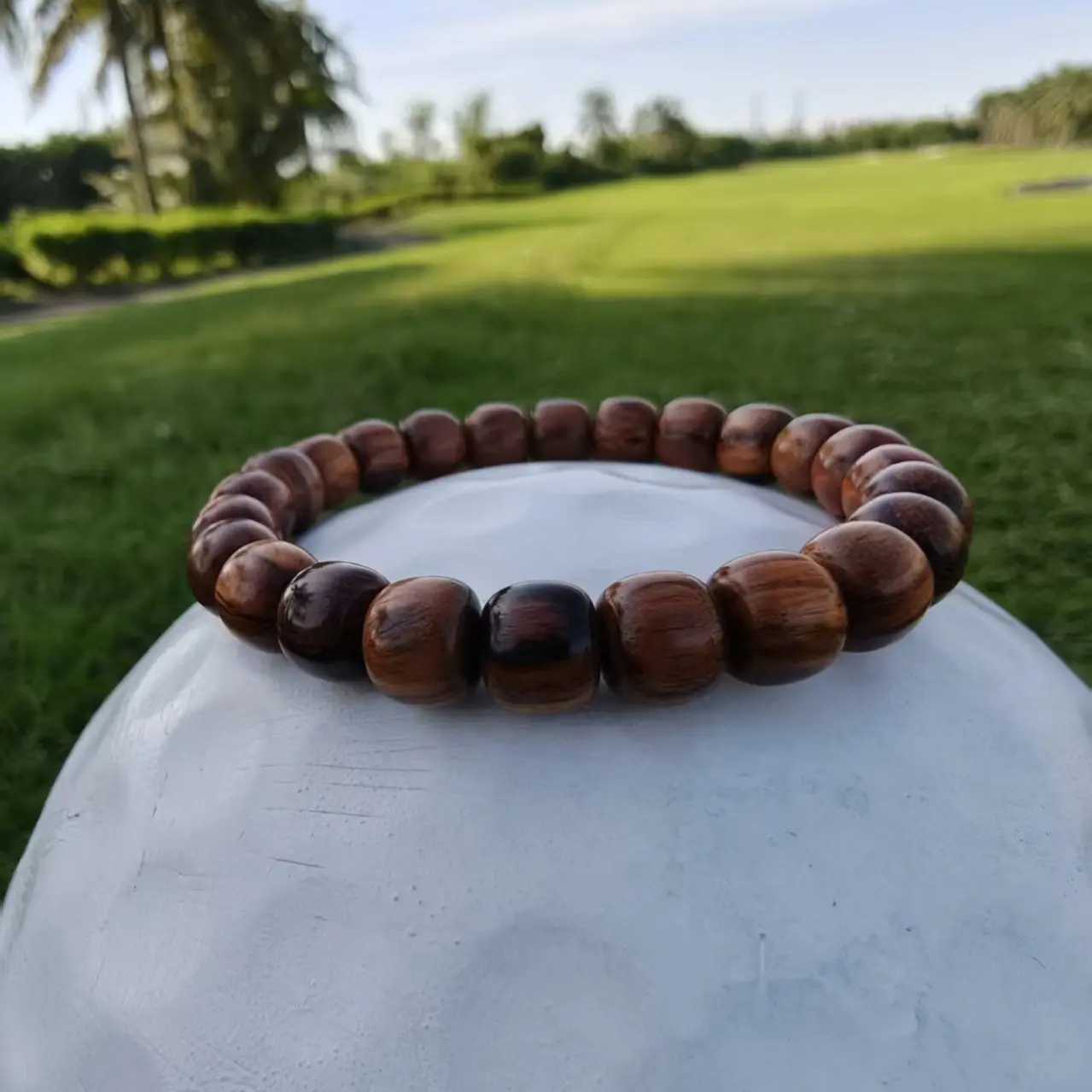 非金属木质手链 油梨老料鼓珠手串文玩手饰多样性发一鼓珠