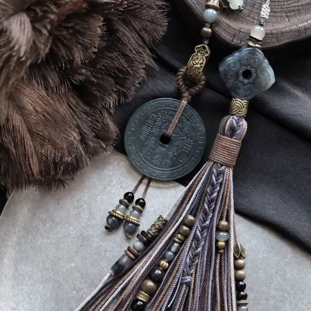 灰冰山鬼花钱老钱风挂件（不支持退换，谨慎下单）