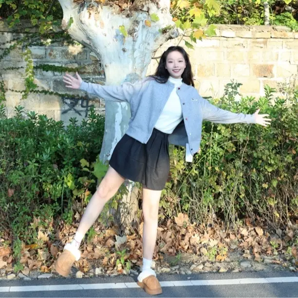 花苞裙百搭学院风韩版