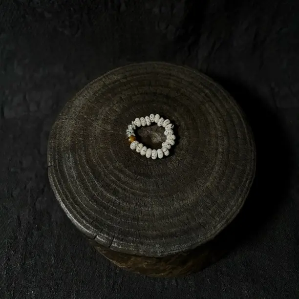 非金属木质戒指 天然树籽戒指原创手工