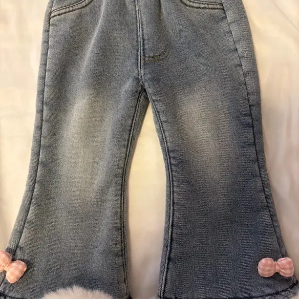 女童冬季新中式加绒加厚国风棉服外套