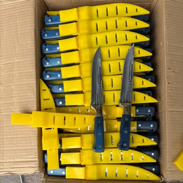 纯手工锻打夹钢工艺剔骨刀收藏送礼铜鞘商用屠宰分割肉联厂专用刀