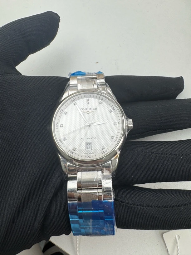 99新 Longines/浪琴 浪琴名匠系列628白钻高端时尚男士腕表
