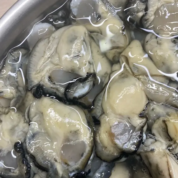 （3/4斤中大）大连杏树屯野生黑边海蛎肉 非生蚝肉顺丰发货