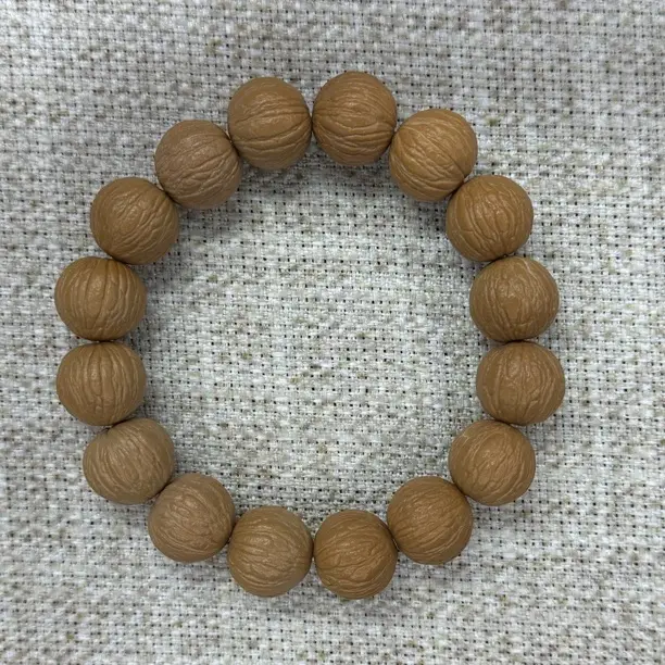 【木界】猴头核桃15凤羽原皮原色精工 无泡药无封口线 