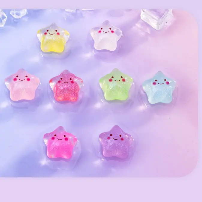 （对对碰）细闪夜光星星DIY摆件