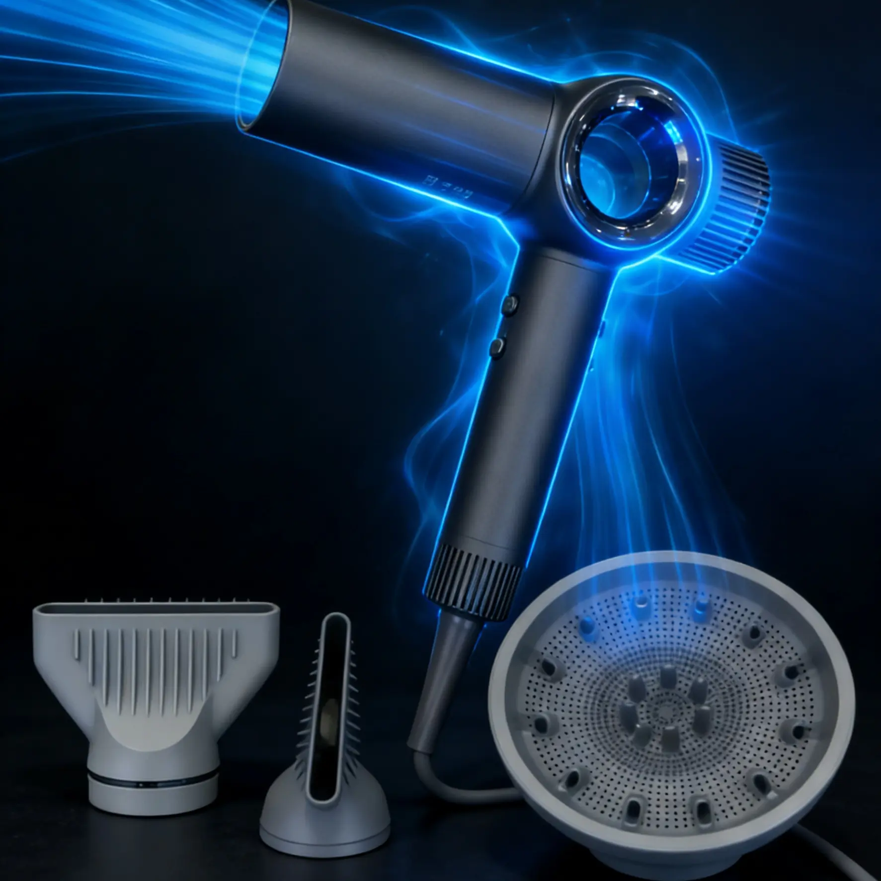 吹风机磁吸风嘴专业造型配件适用于理发店美发通用