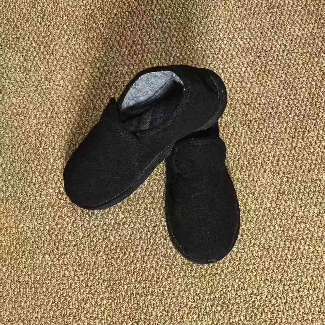 冬季新款男士加绒加厚布鞋