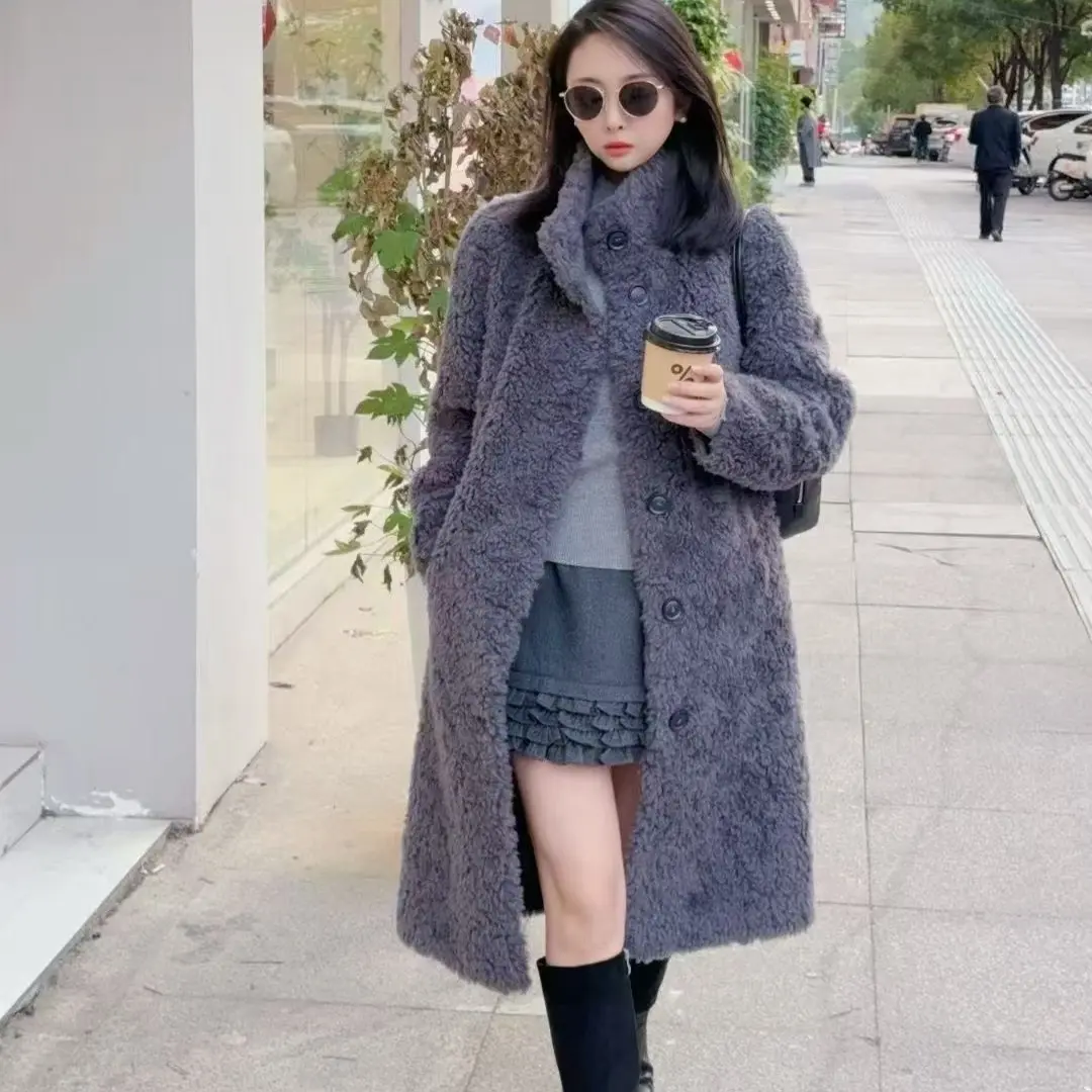 绵保暖立领中长款秋冬御寒百搭外套