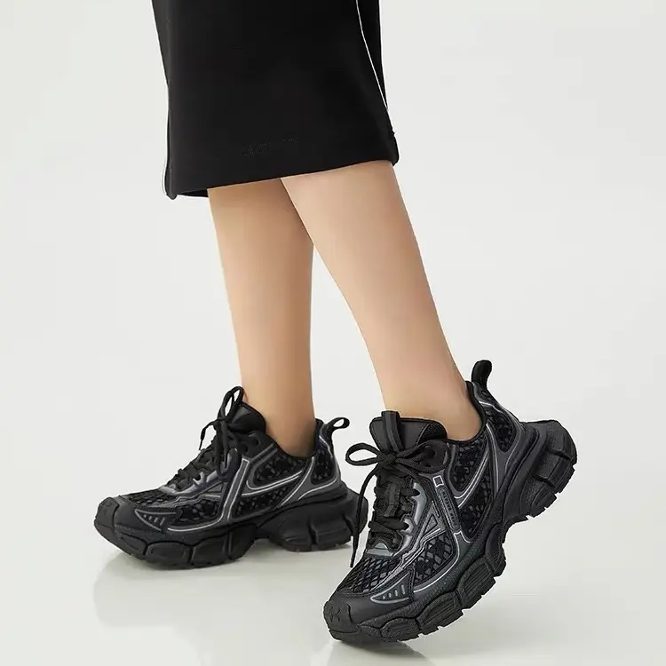 DEEP BREATH深呼吸 女鞋老爹鞋运动网面休闲鞋AX12255