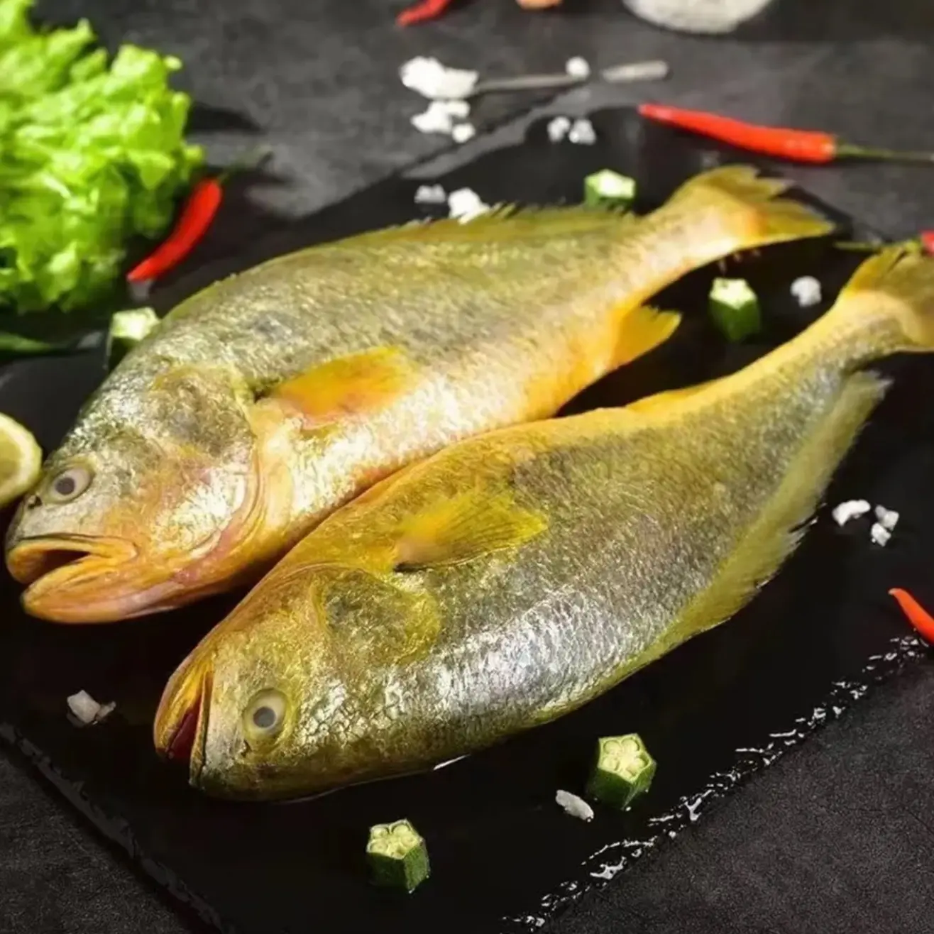 园园海鲜 连云港发货 新鲜速冻大黄花鱼4 两左右/条到手8条