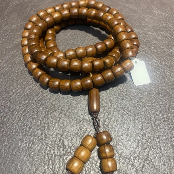 天然全品六道木降龙木老型108粒卡10