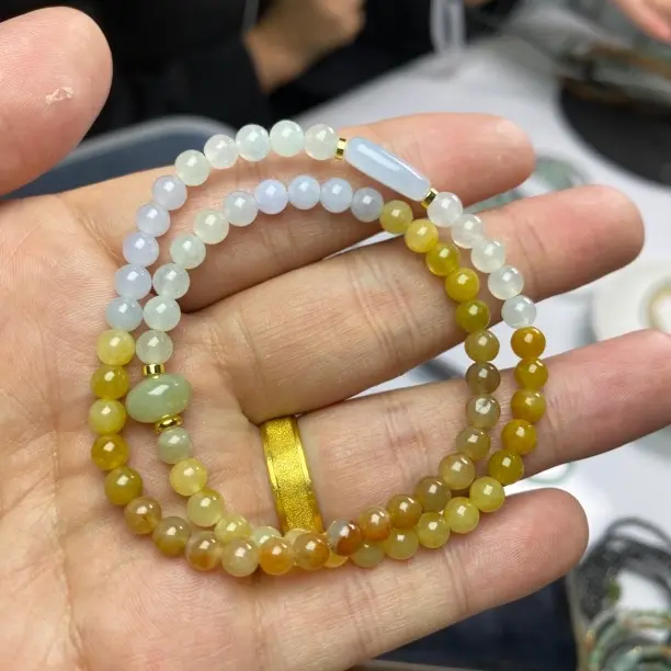 香芋色双圈手串渐变