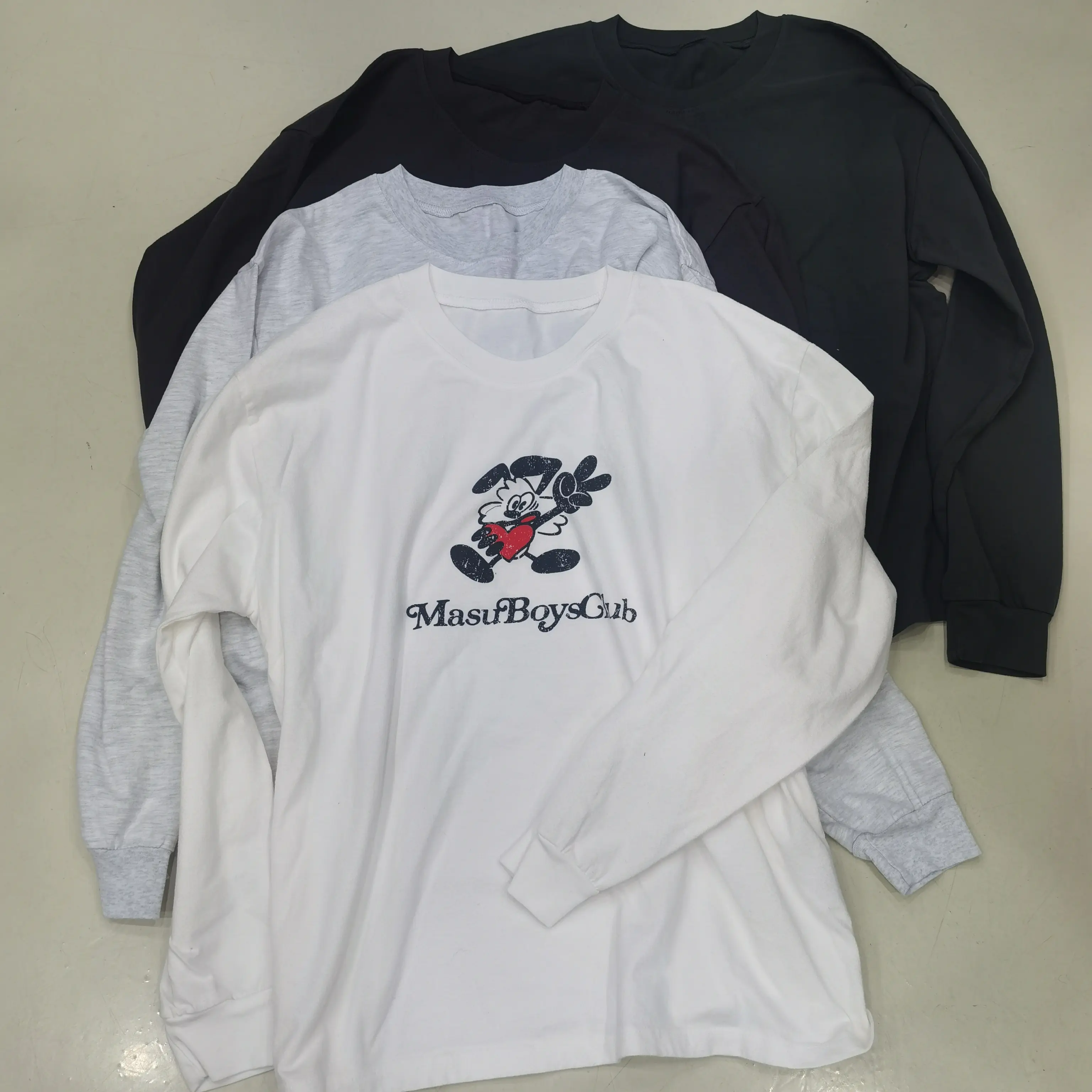 韩系休闲宽松百搭长袖圆领T恤