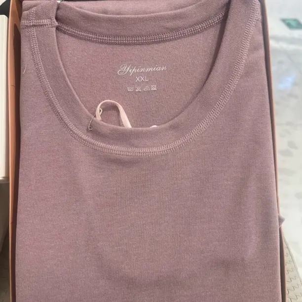 秋季圆领女款秋衣套装