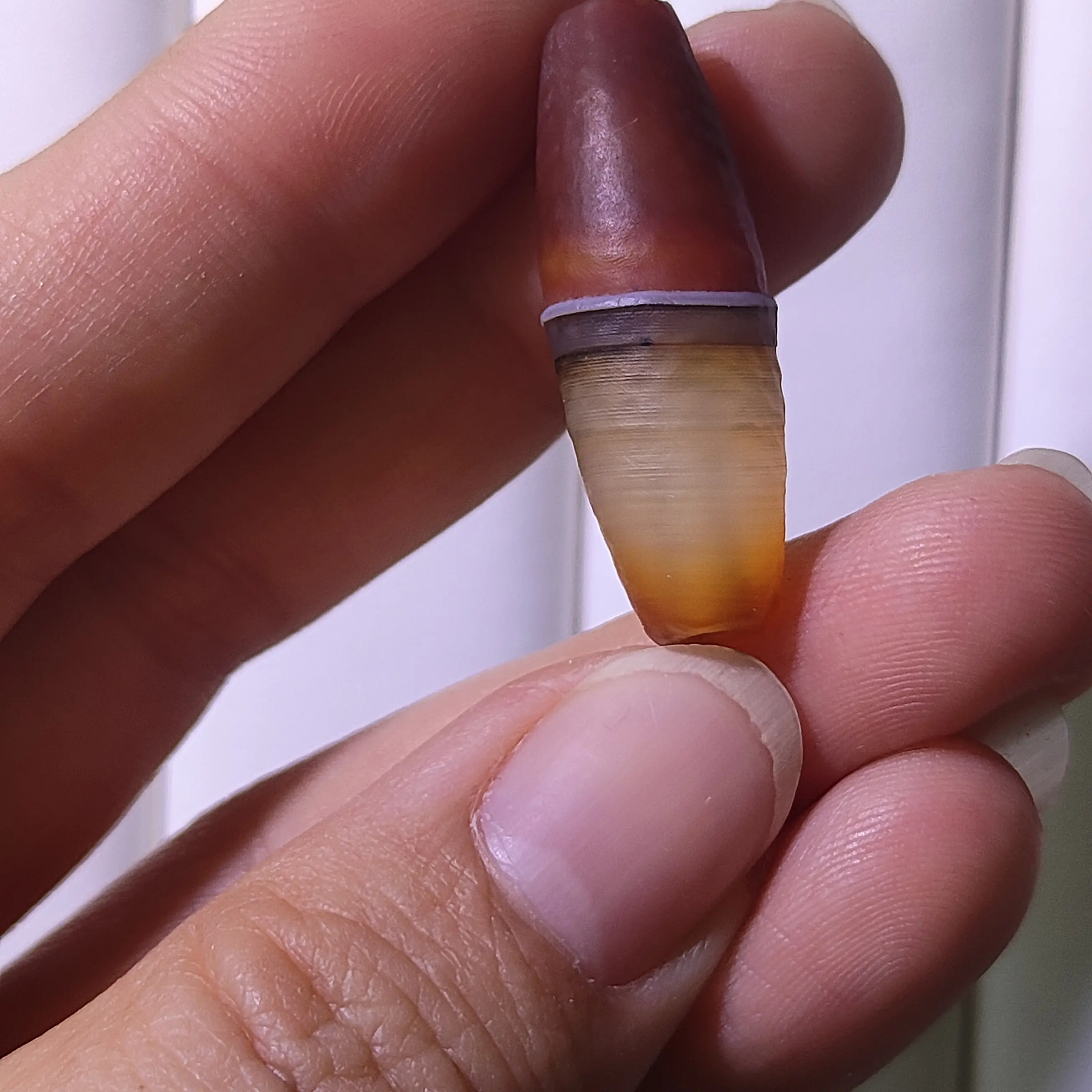 缠丝玛瑙带线条仿古风化纹玛瑙珠子30mm*11mm