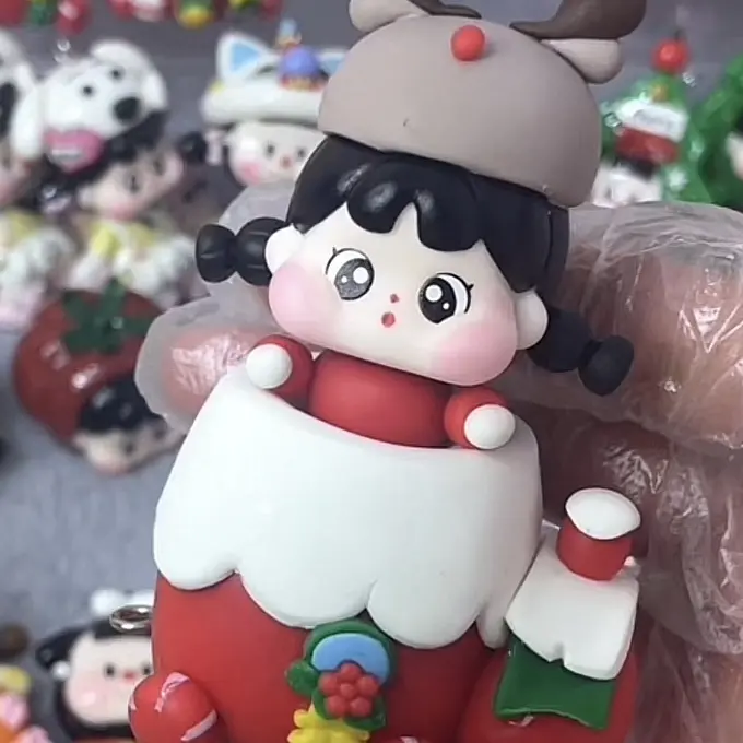 圣诞限定雪人小新圣诞树小葵