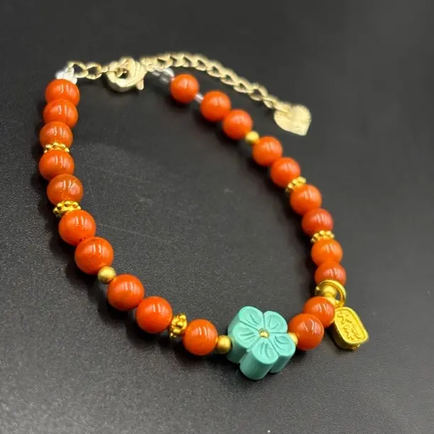 天然川料南红手串女士轻奢百搭（勿私拍）