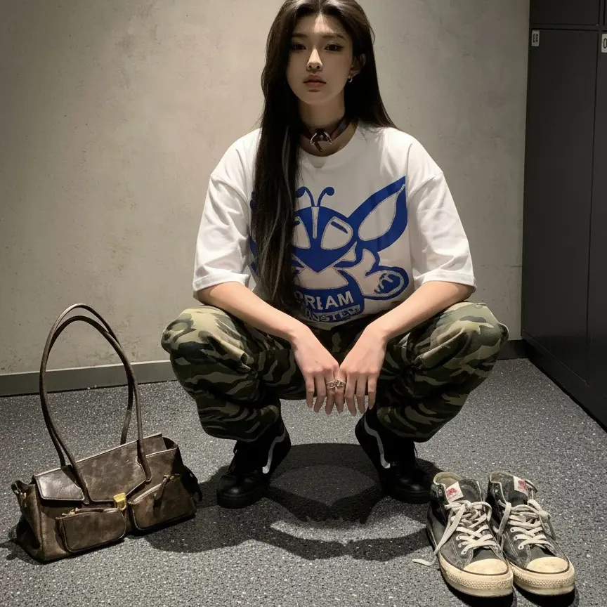 全新白色字母logo短袖