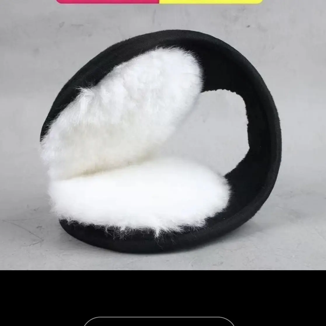 保暖圆形耳套女士百搭毛绒防滑滑雪冬季加厚