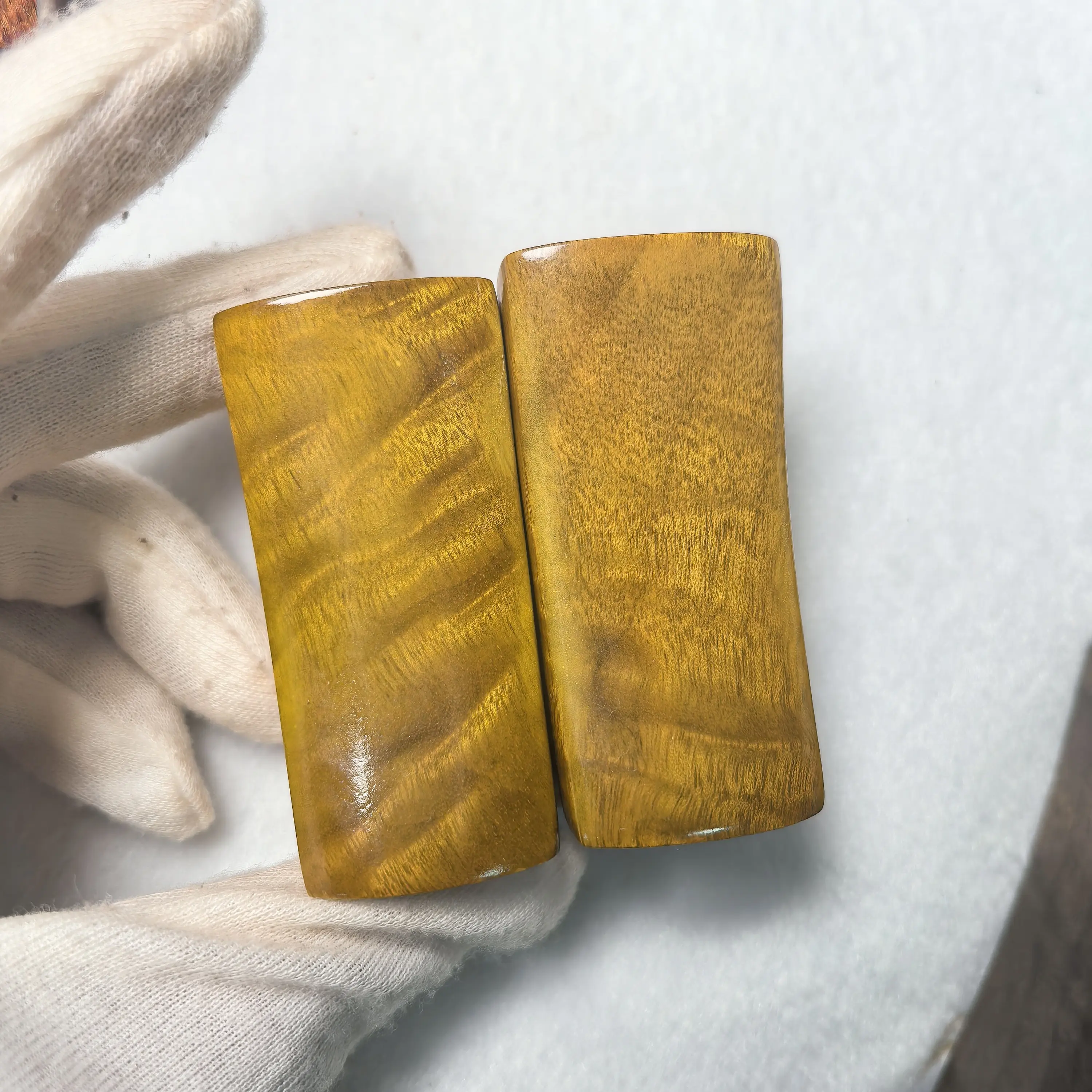 油漆款 金丝楠木升官发财文玩手把件6厘米 微瑕疵特价