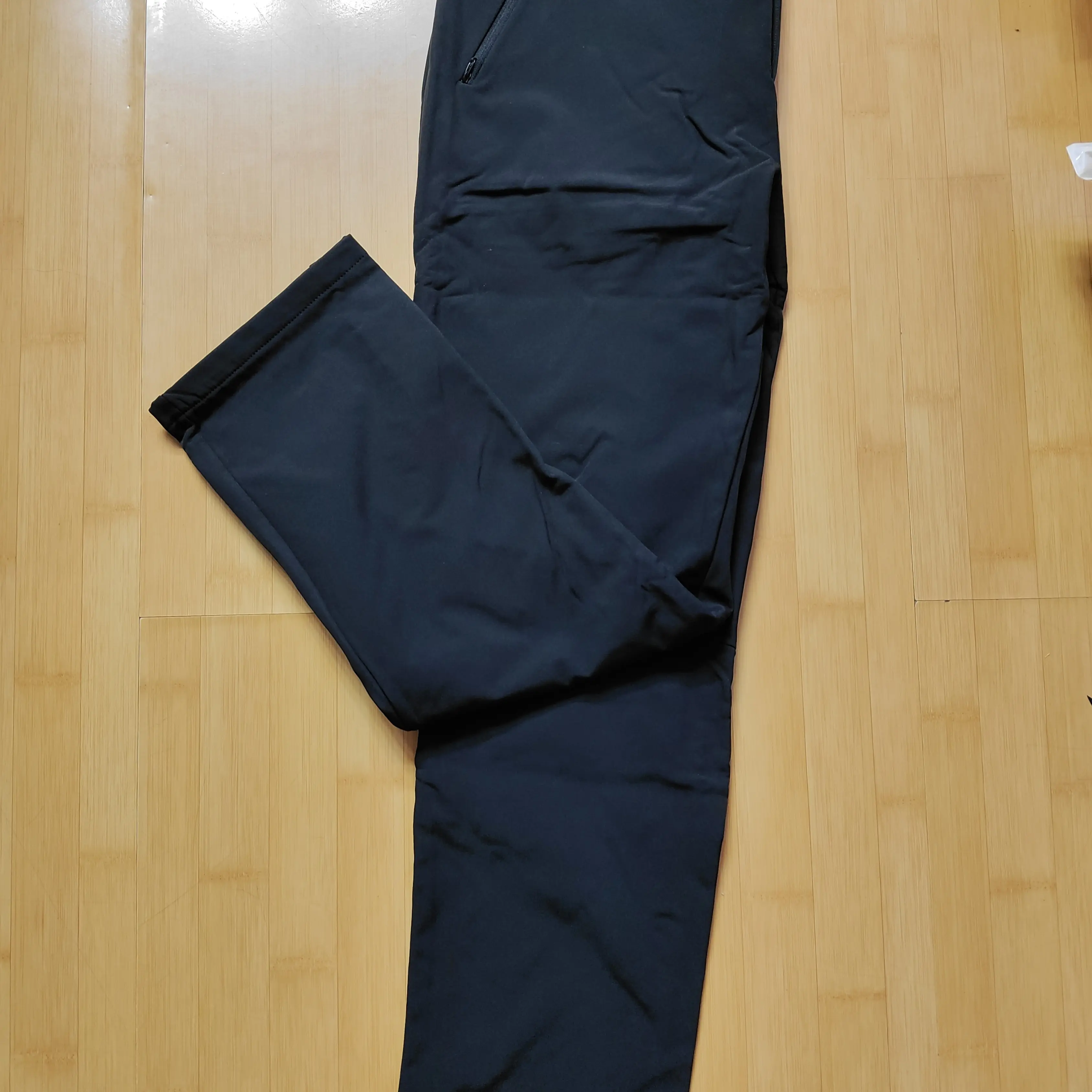 秋冬季男士加厚加绒户外直筒长裤