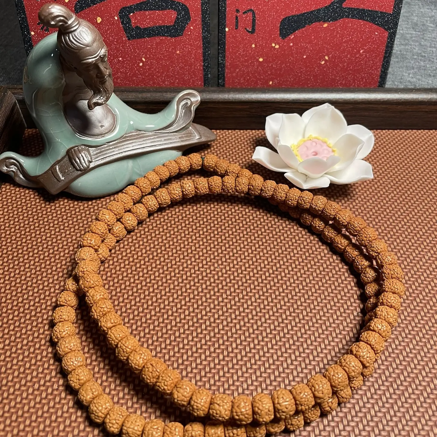 9mm左右满肉级文玩佛珠念珠盘龙纹小金刚男女盘玩