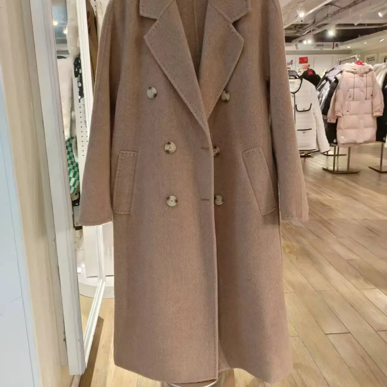 秋冬新款大衣女长款气质高级感毛呢外套