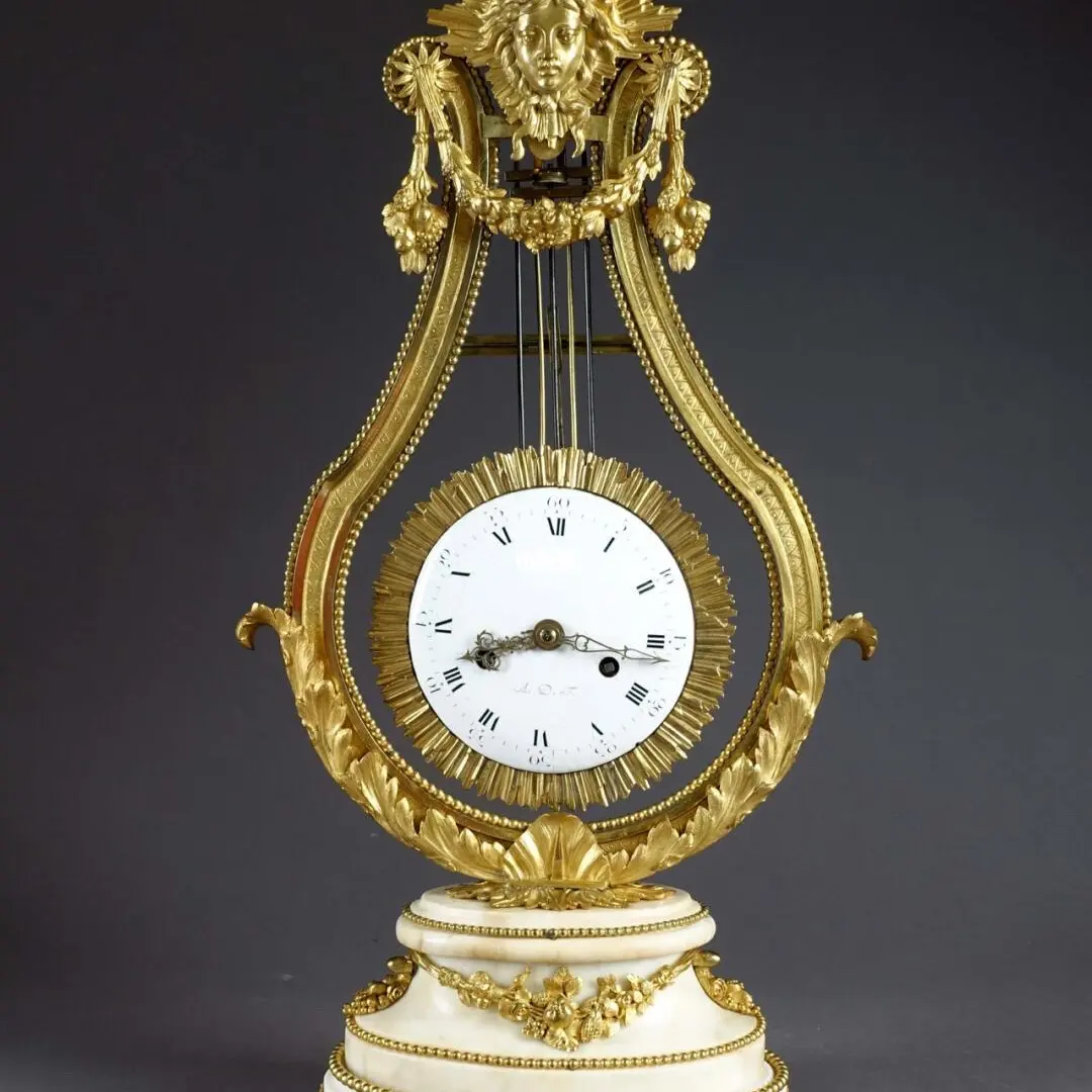 欧式金色落地钟客厅奢华钟表装饰摆件