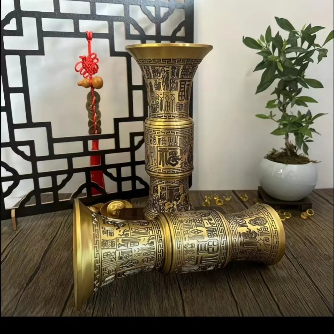 百福香筒花瓶礼品简约