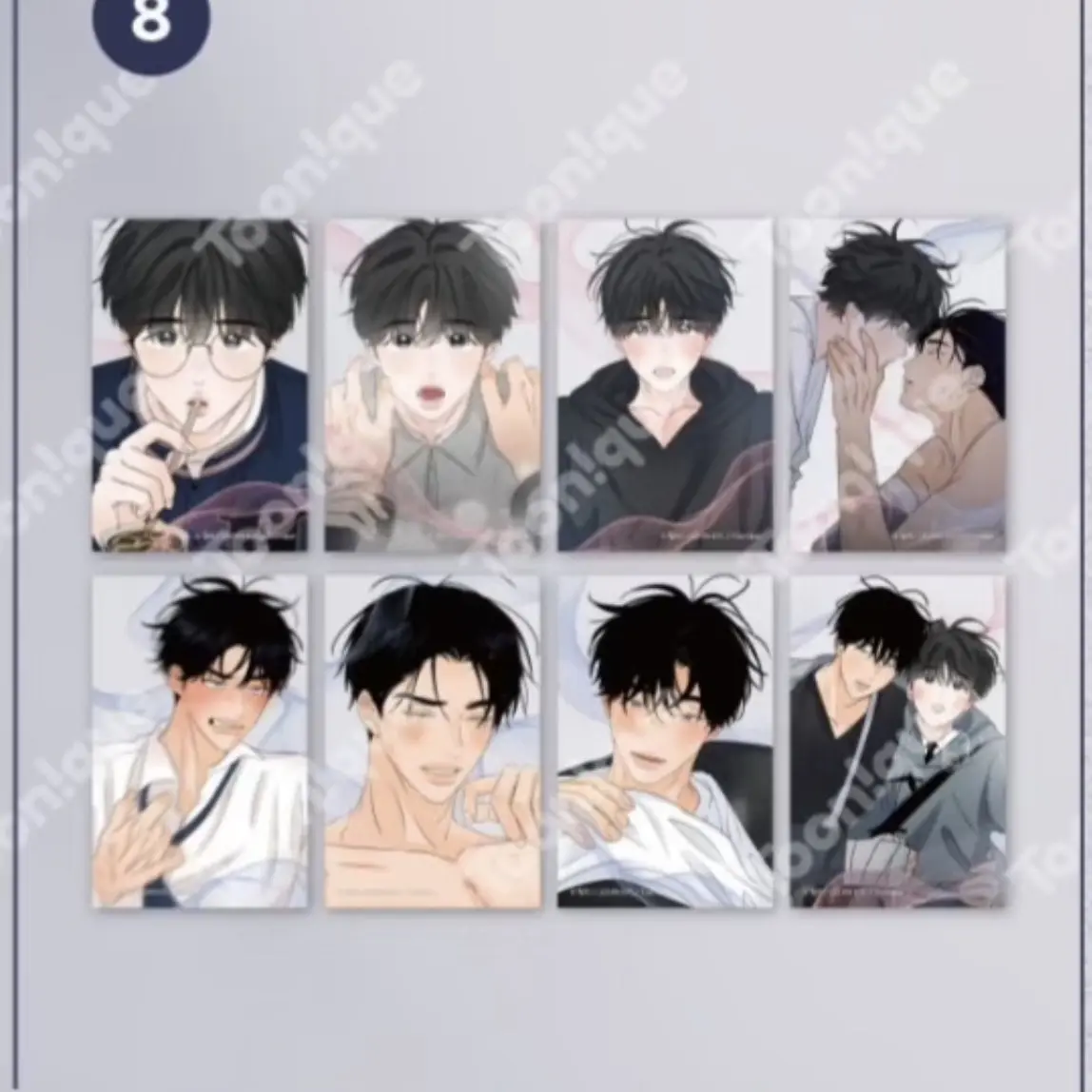 【国现】气味的边界咖啡厅 韩漫随机卡透卡明信片19小卡套组