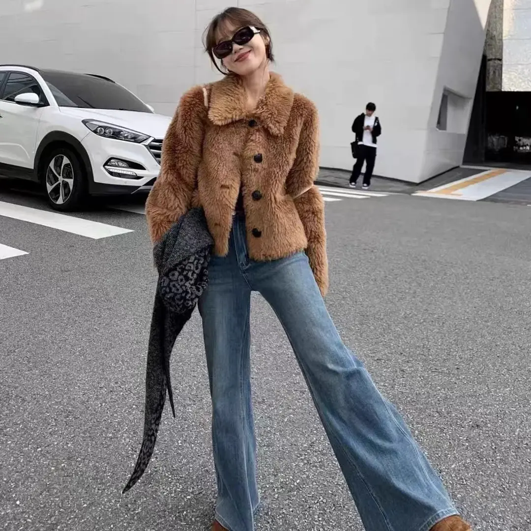 娜娜家新款羊羔毛外套003