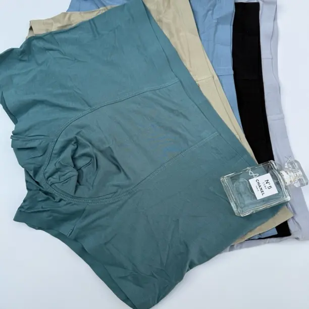 猫J男士莫代尔平角内裤无痕透气商务青年舒适四角裤衩3条装