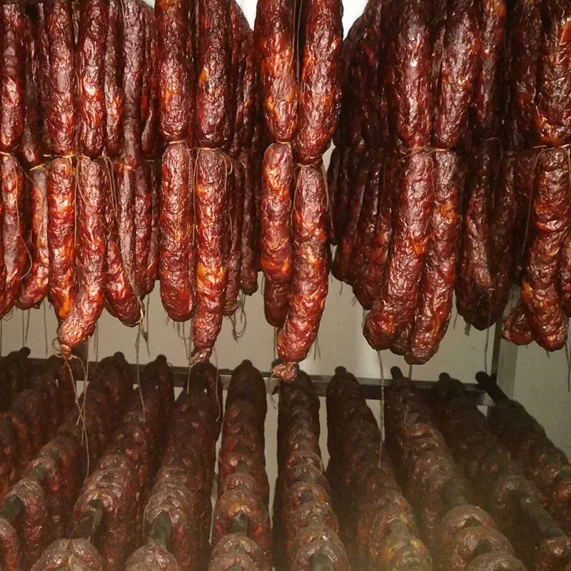 湖南常德农家散装腊香肠 烟熏腊香肠 村民自制 土特产 